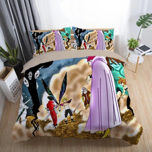 The Seven Deadly Sins 9 Duvet Cover Pillowcase Home Decor 3D Bedding Set