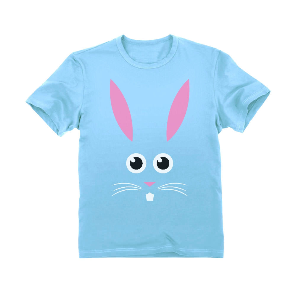 Children’S Easter Bunny Face Youth Kids T-Shirt