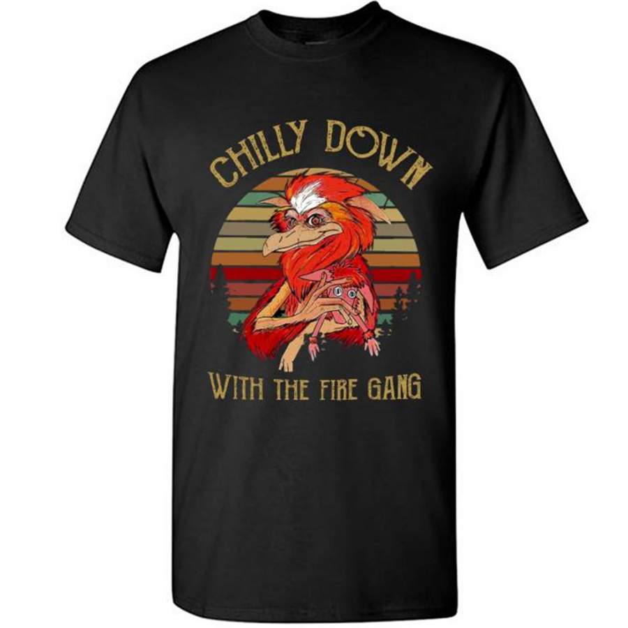 Chilly Down With The Fire Gang Classic VIntage Retro Design – Gildan Short Sleeve Shirt