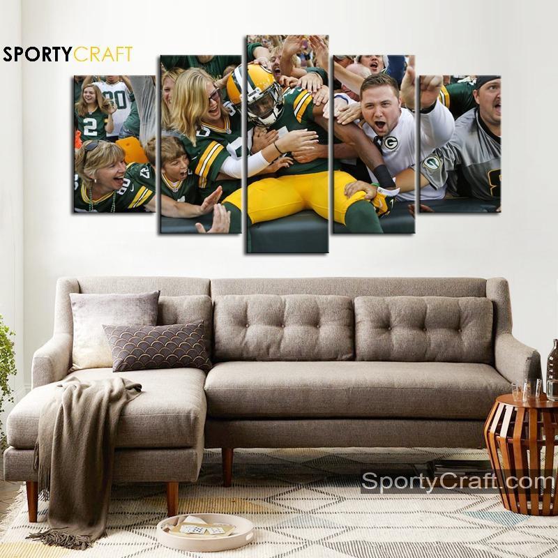 Green Bay Packers Player Wall Canvas