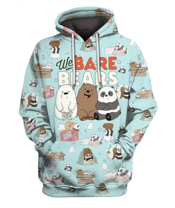 Gift For We Bare Bears Fan Unisex Hoodie Hg