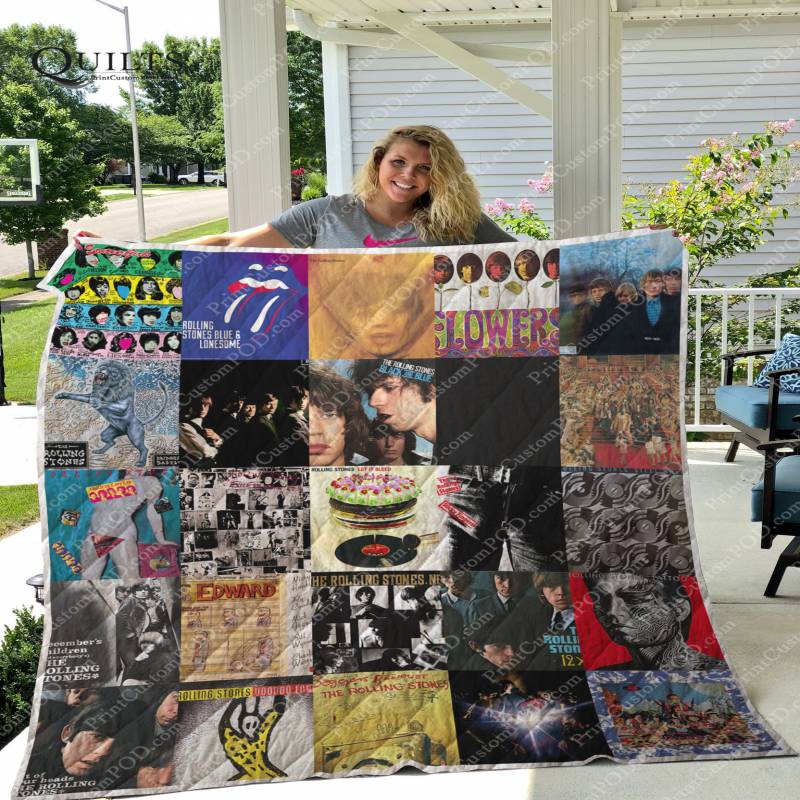 The Rolling Stones Albums Quilt Blanket For Fans Ver 25