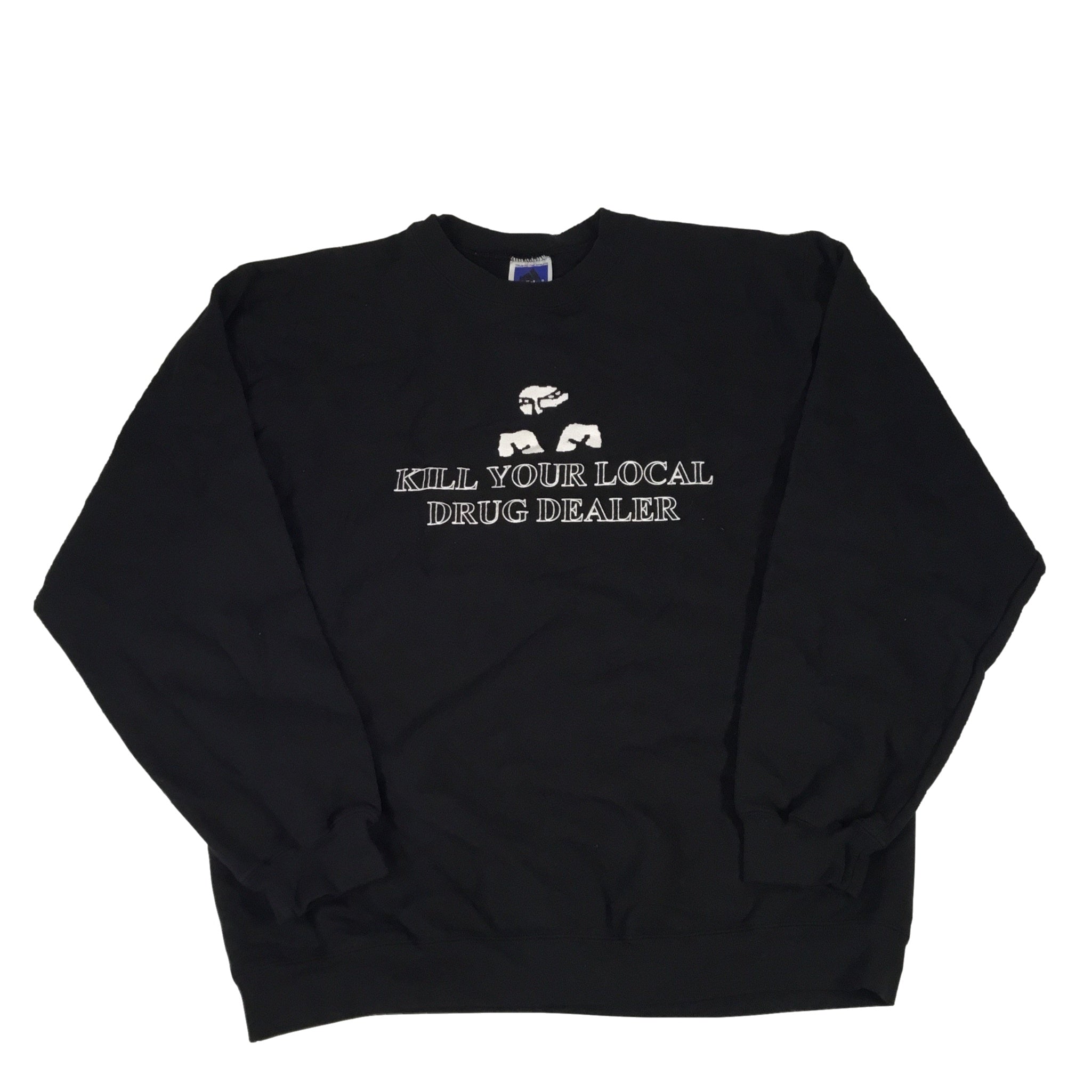 Vintage Straight Edge “Kill Your Local Drug Dealer” Crewneck Sweatshirt