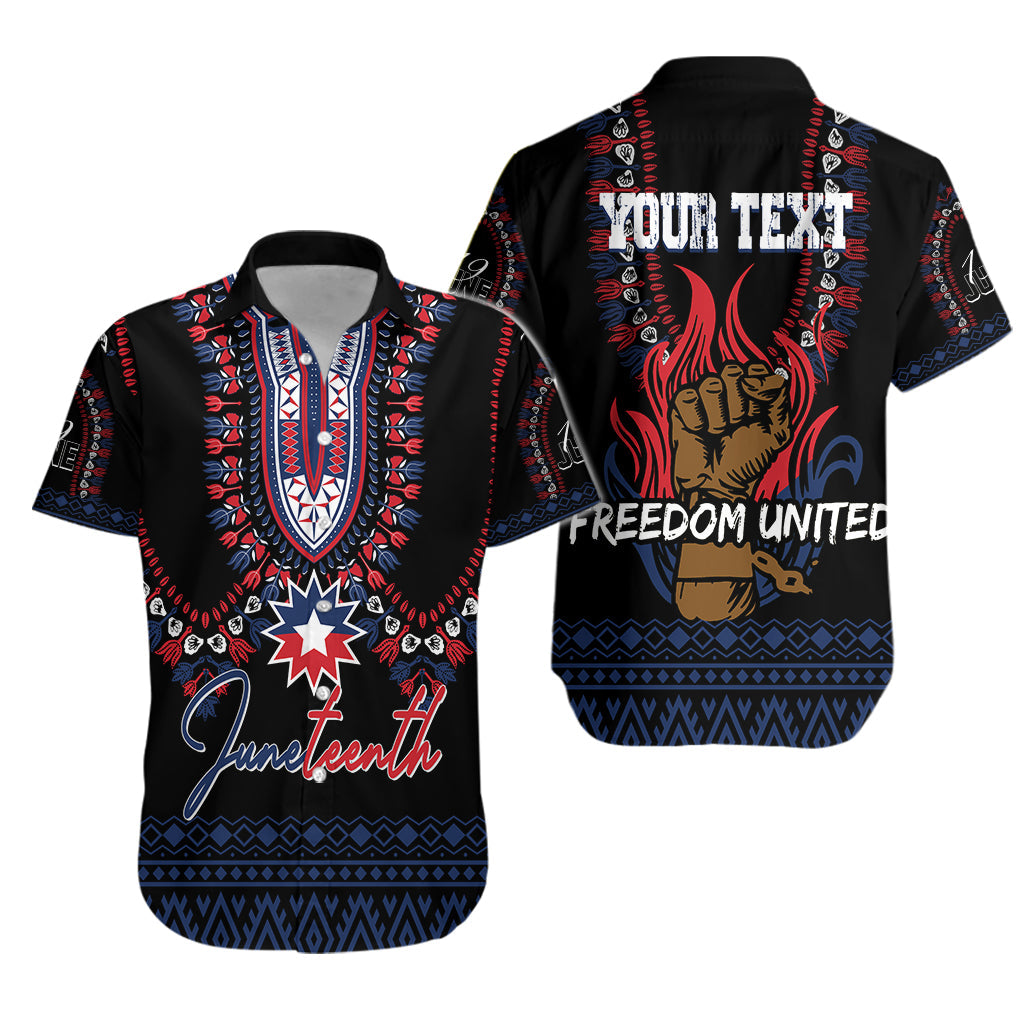 Juneteenth Dashiki Personalised Hawaiian Shirt Freedom United Lt7