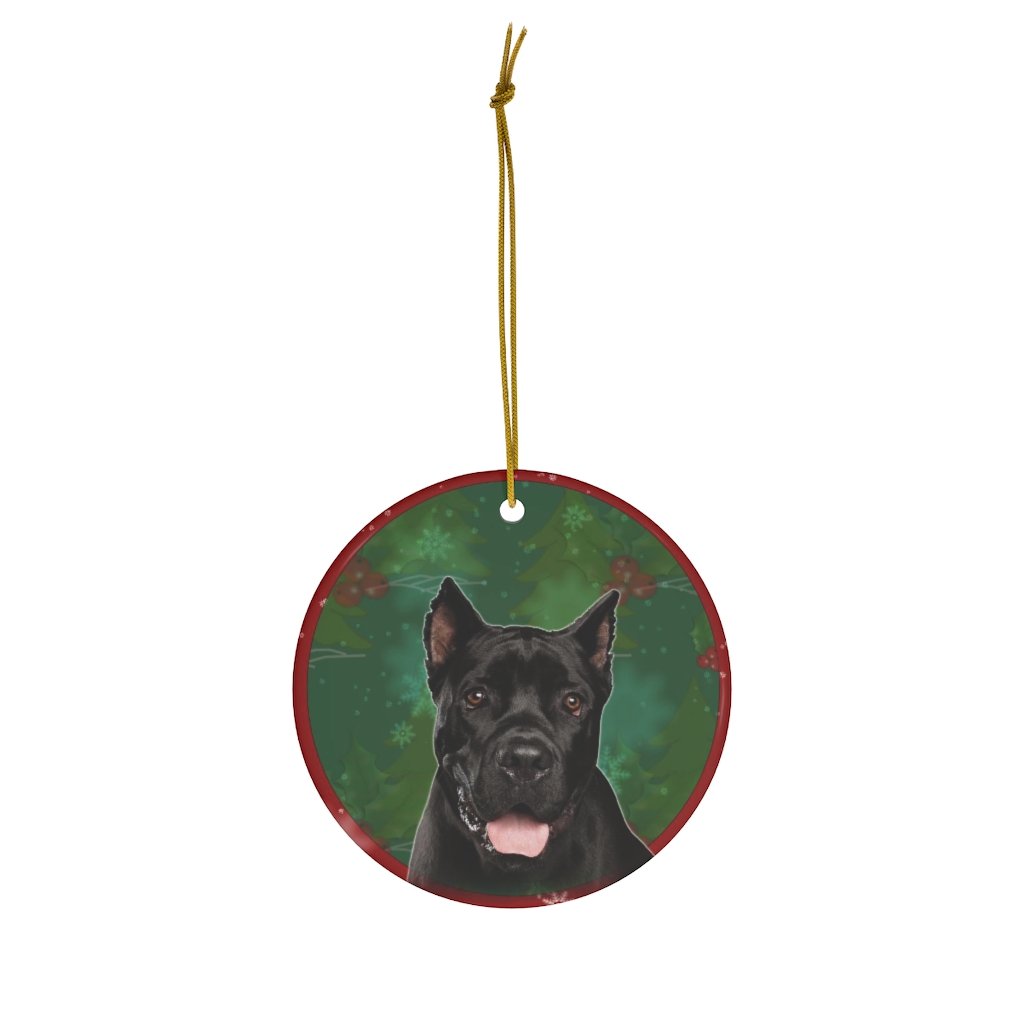 Cane Corso Design Ceramic Christmas Ornaments – Jillnjacks Exclusive