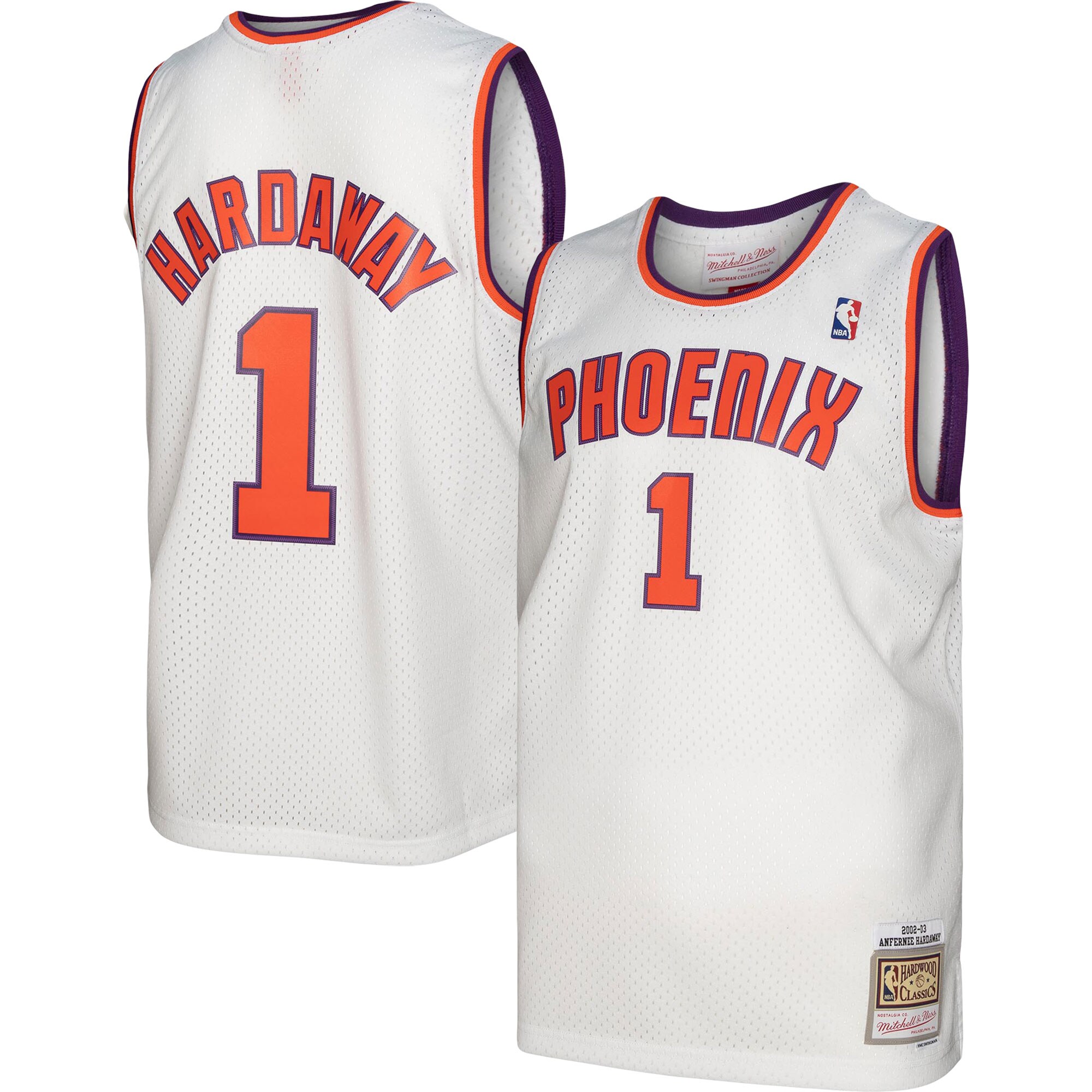 Penny Hardaway Phoenix Suns Mitchell & Ness 2001/02 Hardwood Classics Swingman Jersey – White