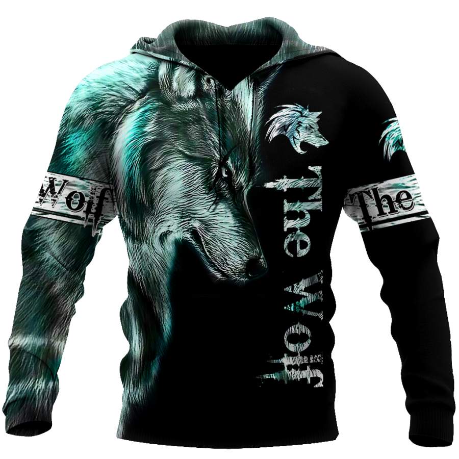 Wolf 3D All Over Printed Hoodie For Men and Women MH010920S