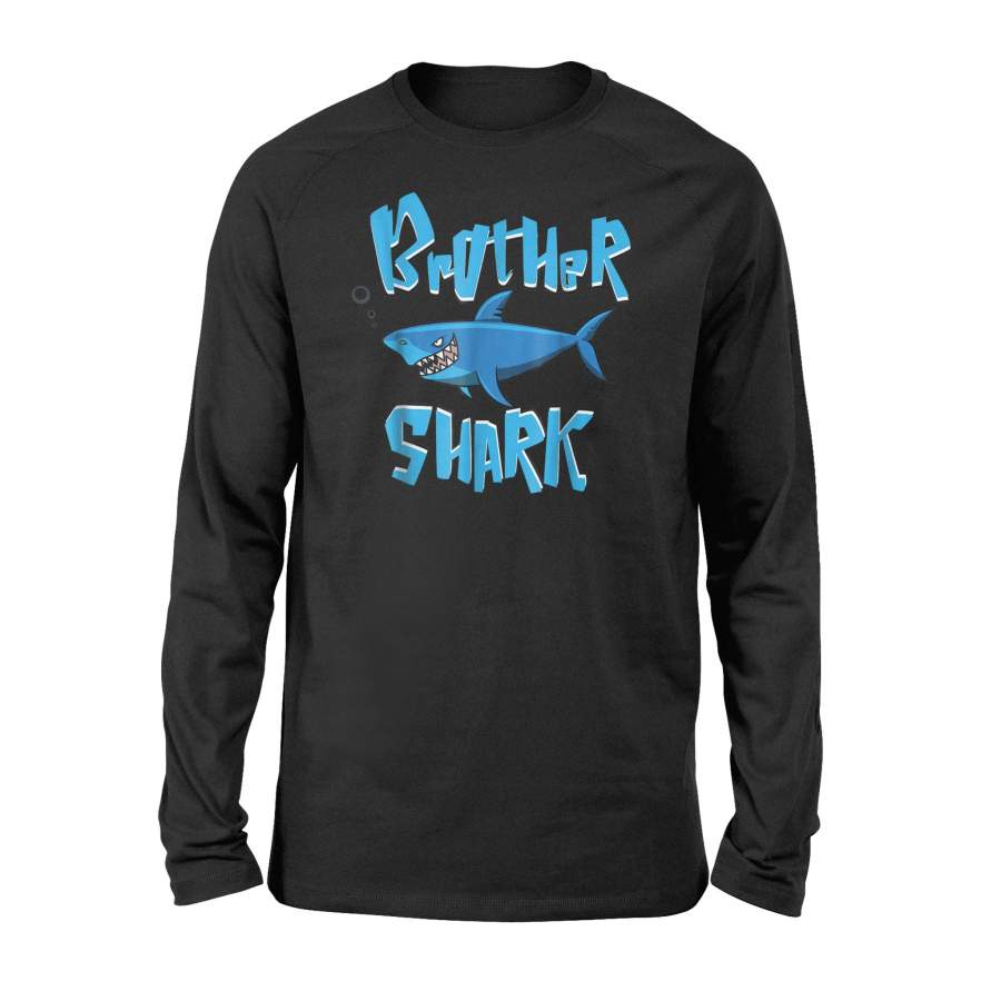 Brother Shark Cool I Heart Monster Fish Long Sleeve T-Shirt