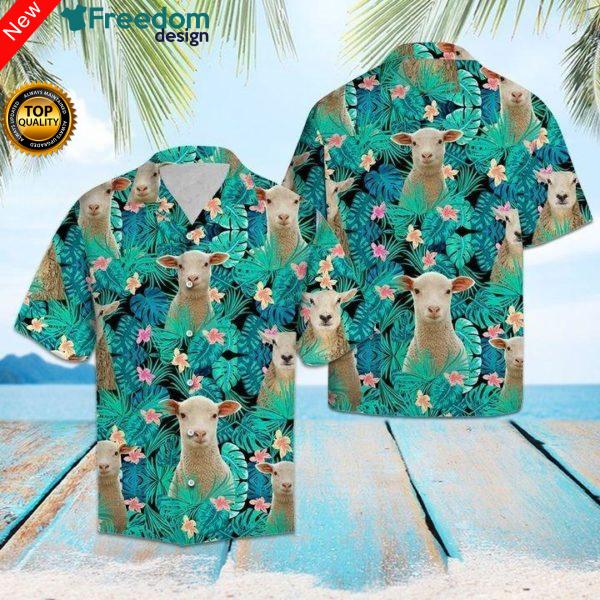 Sheep Tropical Hawaii Shirt Unisex Ha18347