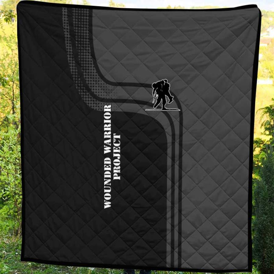 Wounded Warrior Project Best Design Ever In Gray Personalized Custom 3D Full Print Blanket