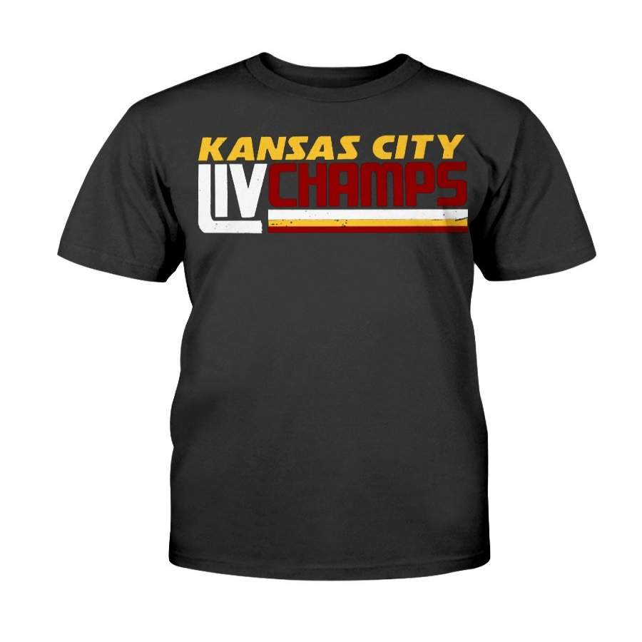 KANSAS CITY LIV CHAMPS SHIRT Kansas City Chiefs Super Bowl LIV Champions