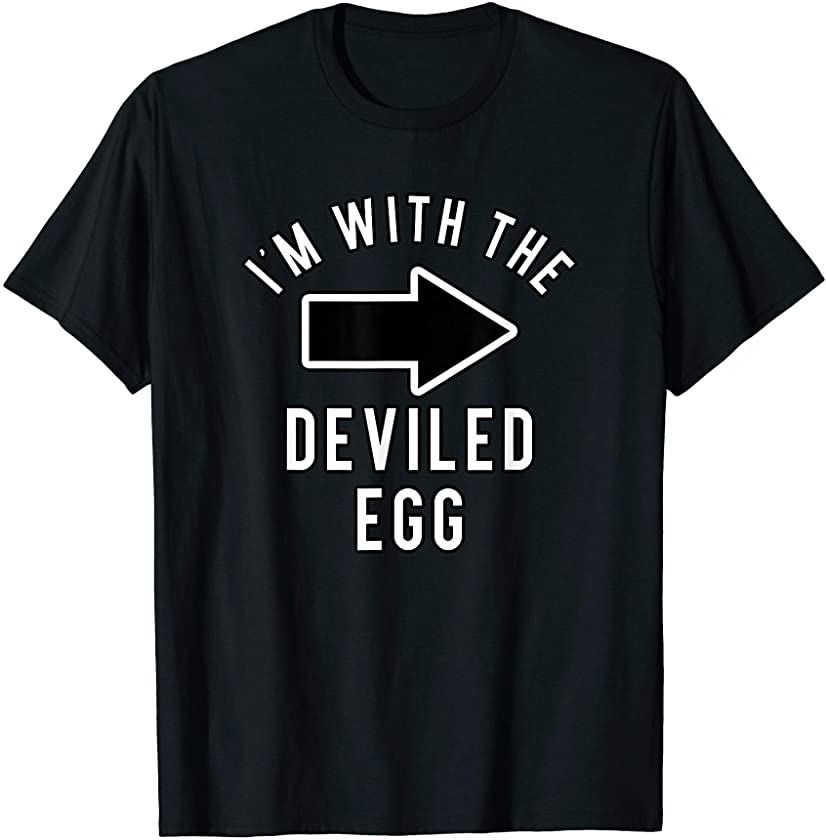 Couples Halloween Costume Shirts I’m With The Deviled Egg T-Shirt