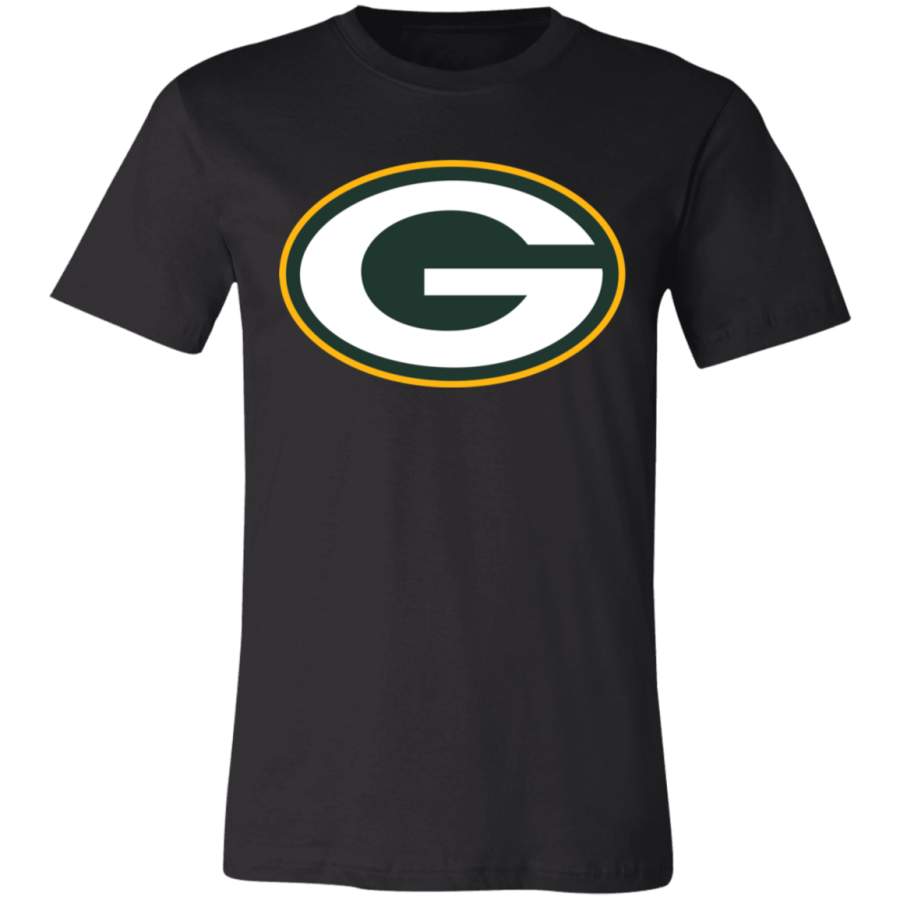 Green Bay Packers Team Logo 3001C Unisex Jersey Short-Sleeve T-Shirt