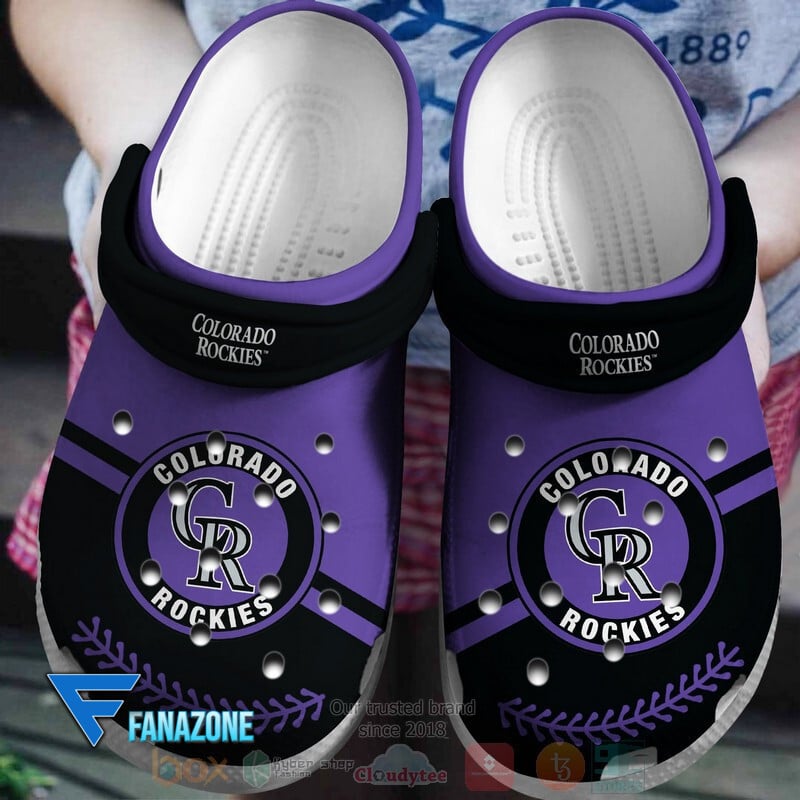 Colorado Rockies MLB Sport Crocs Clogs Crocband Shoes Comfortable For Men Women and Kids