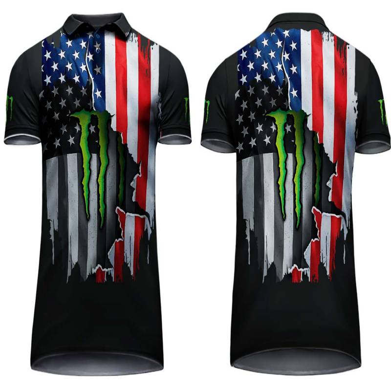 Flag american monster energy 3d hoodie – maria