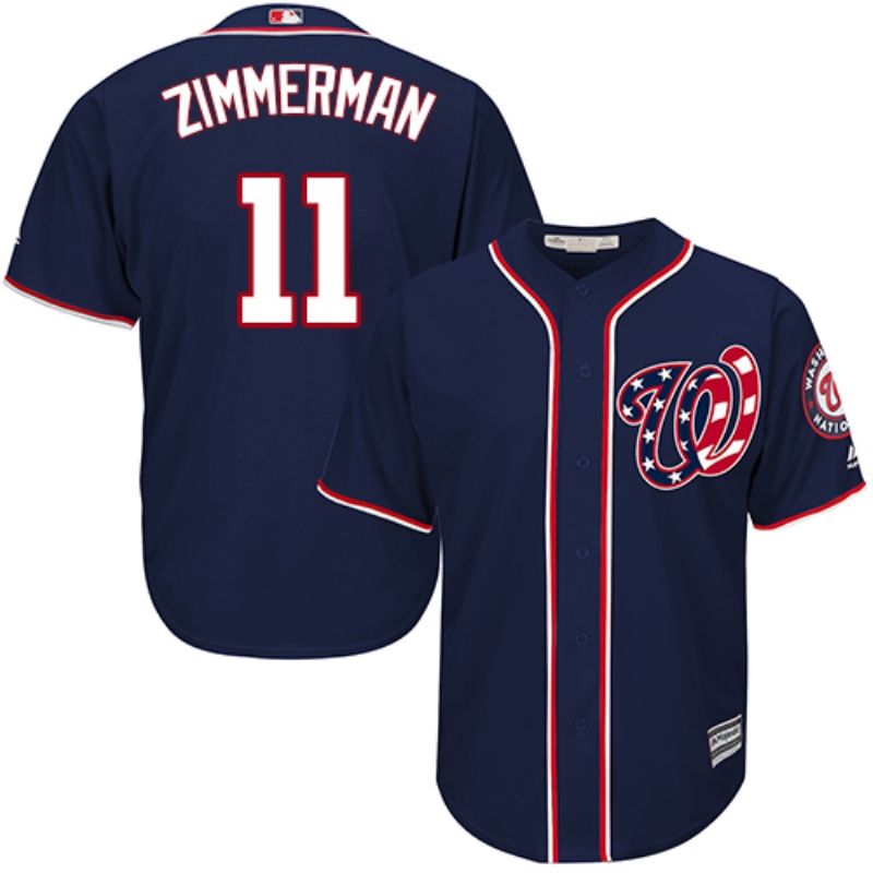 Washington Nationals Ryan Zimmerman #11 Dark Blue Jersey