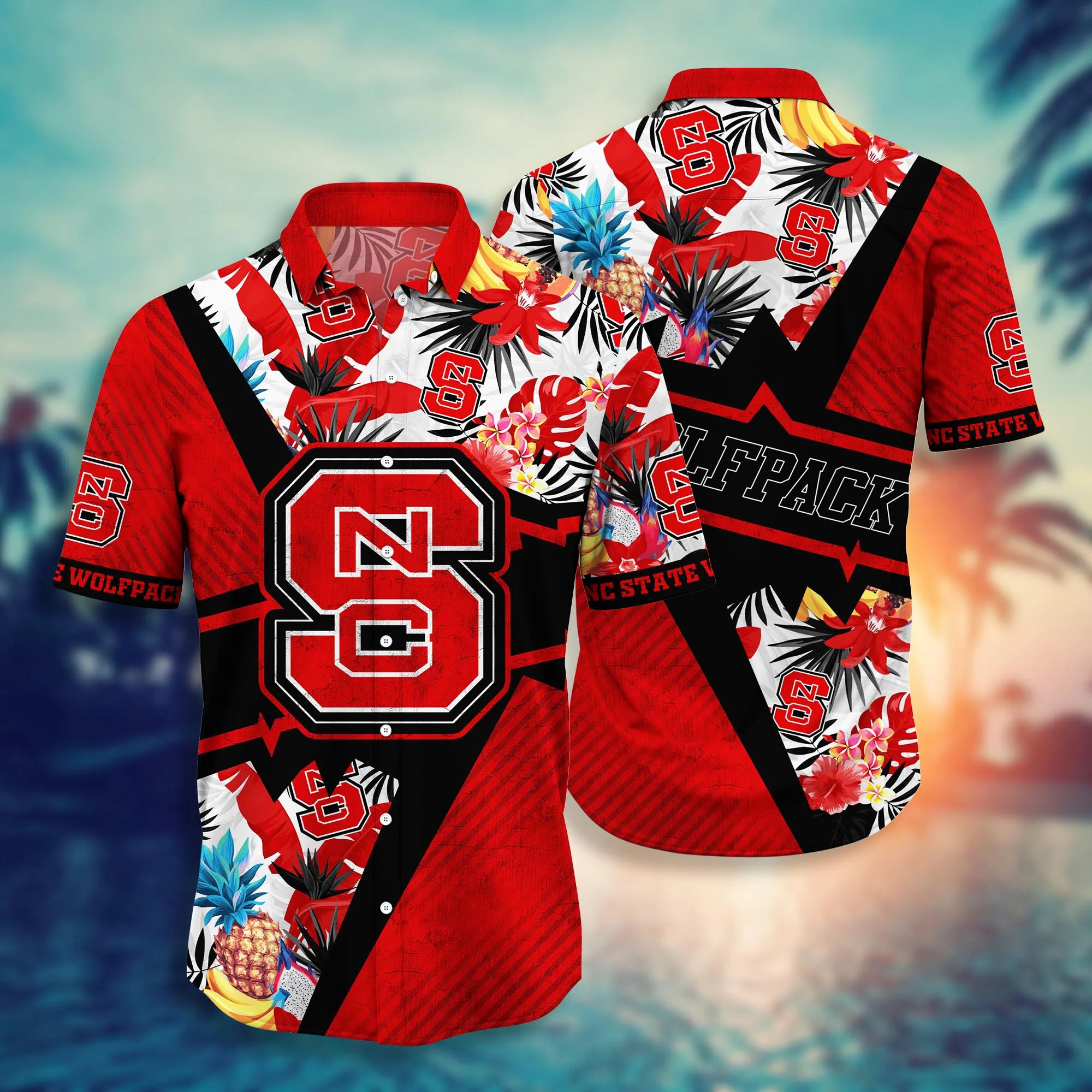 Nc State Wolfpack NCCA Hawaiian Shirt Solstice Aloha Shirt