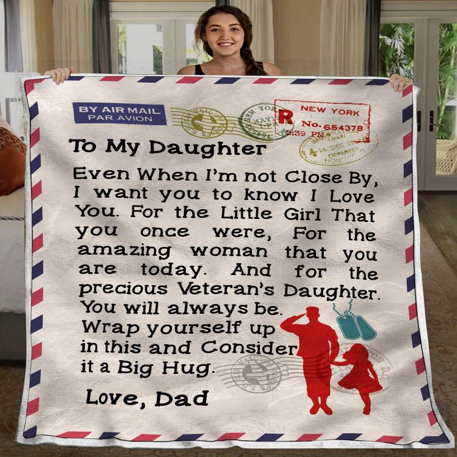 GNN3112 – Veteran – To my daughter – Blanket