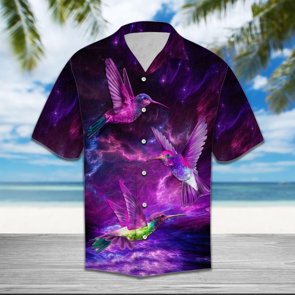 Hummingbird Aloha Hawaii Shirt Colorful Short Sleeve Summer Beach Casual For Men And Women Ha99612