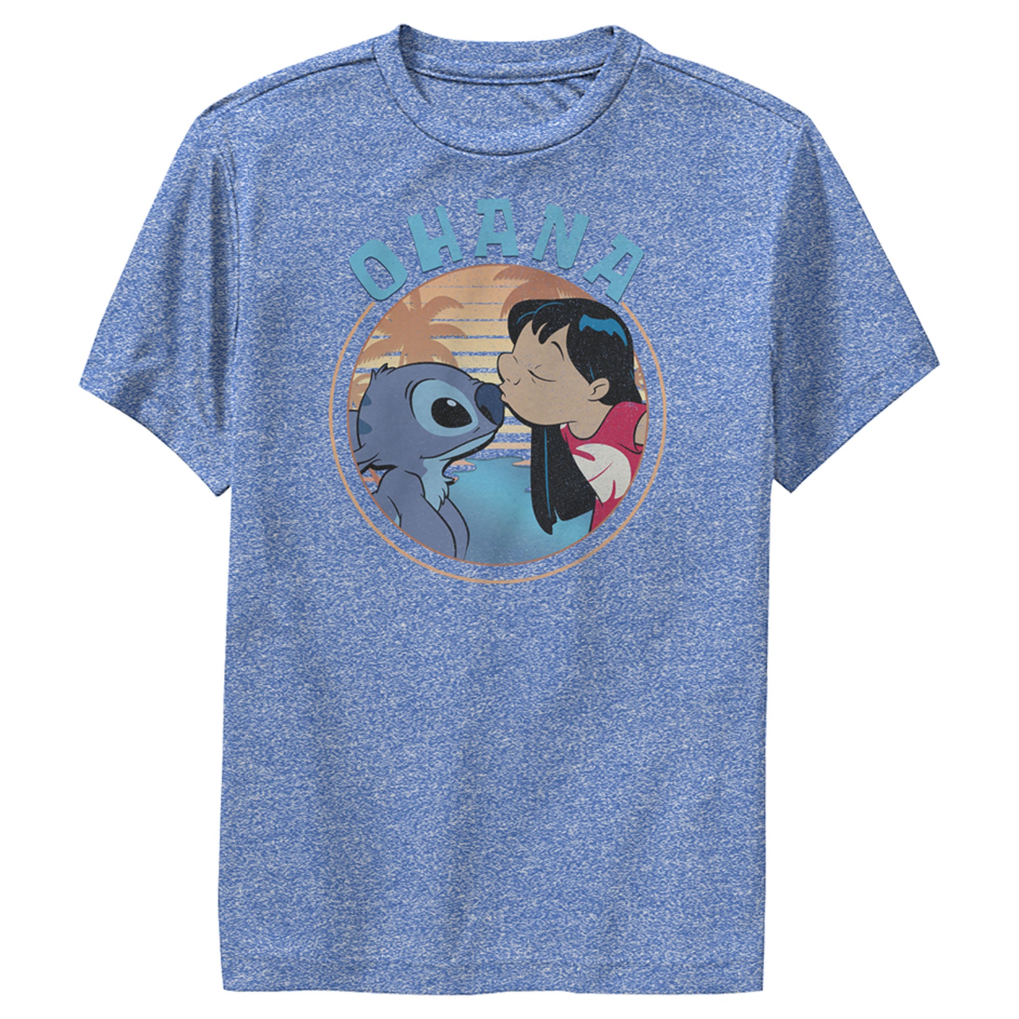 Boy’S Lilo & Stitch Ohana And A Kiss Performance Tee