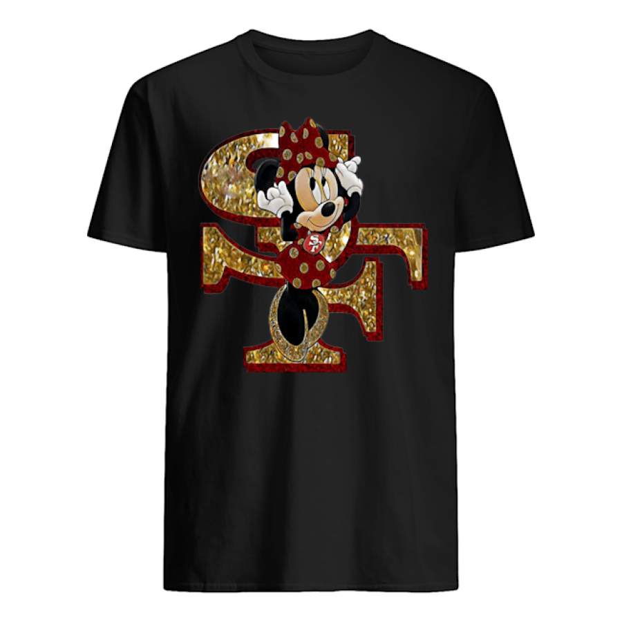 San Francisco 49ers Minnie Mouse Shirt Trending Funny Gift Tshirt