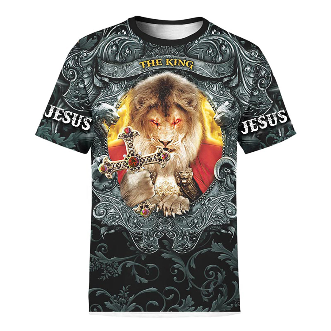 The King Jesus Lion 3D All Over Printed Shirt