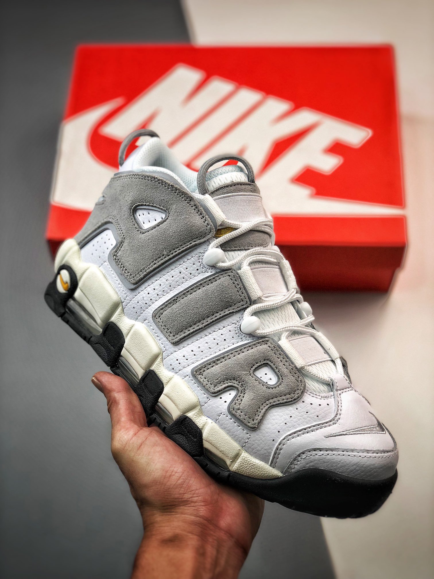 Nike Air More Uptempo Pure Platinum Wolf Grey DZ4516-100 5338712