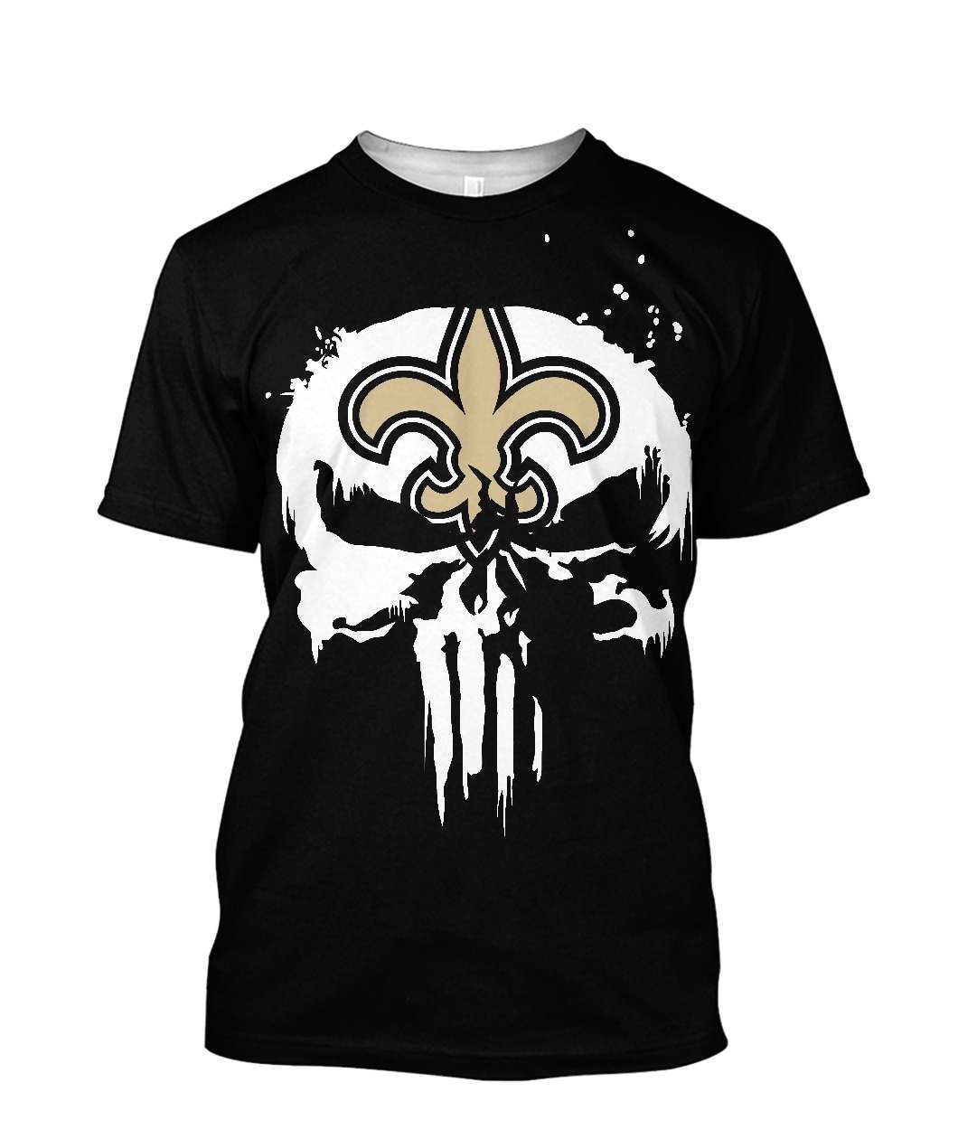 New Orleans Saints Punisher 3D Tee, Hoodie, Zip up