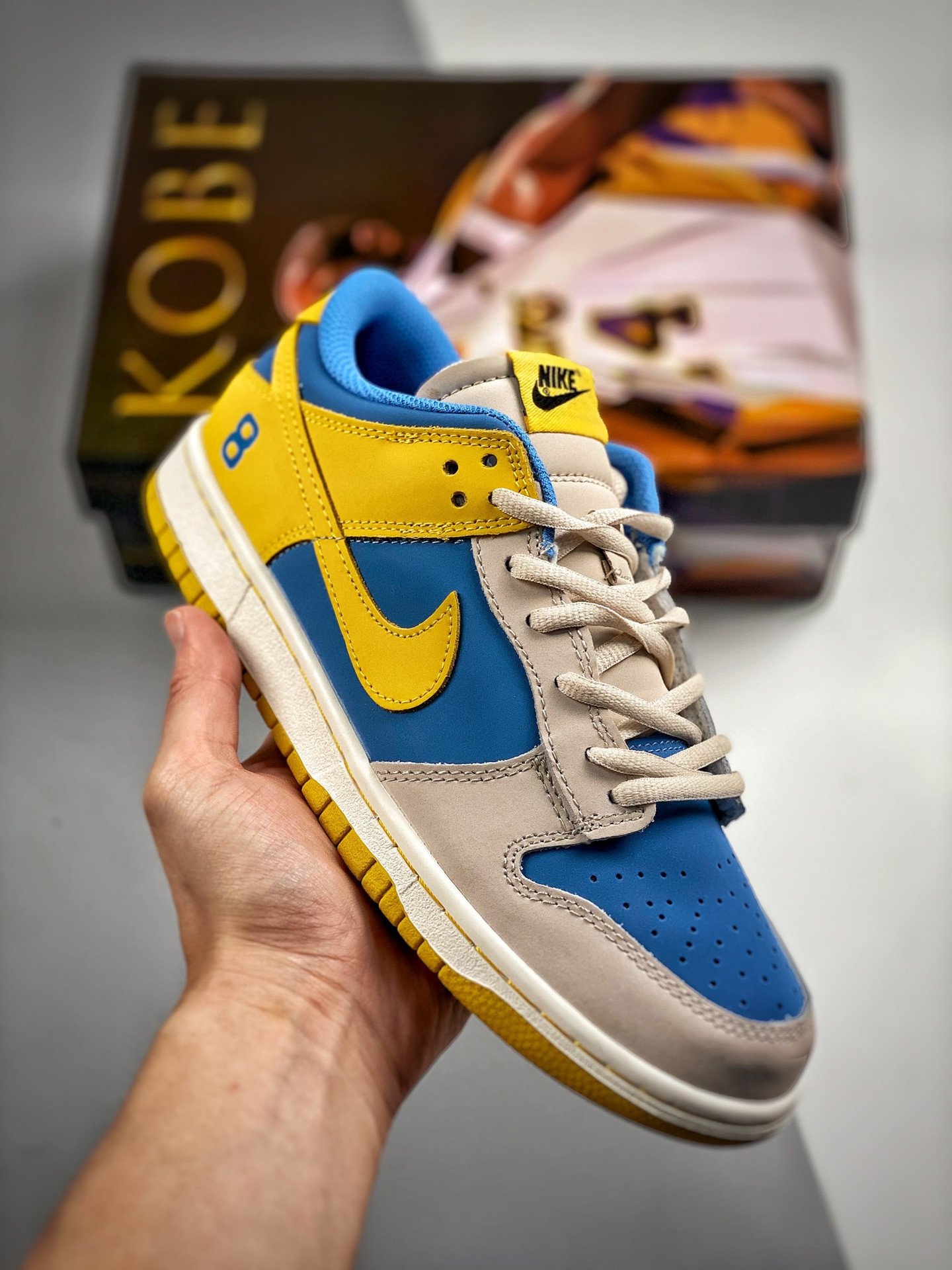 Nike Dunk Low Yellow Blue Tan 5339188