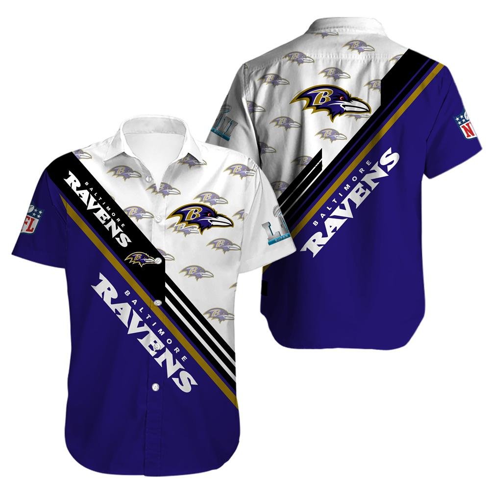 Best Baltimore Ravens Hawaiian Aloha Shirt Gift For Fans