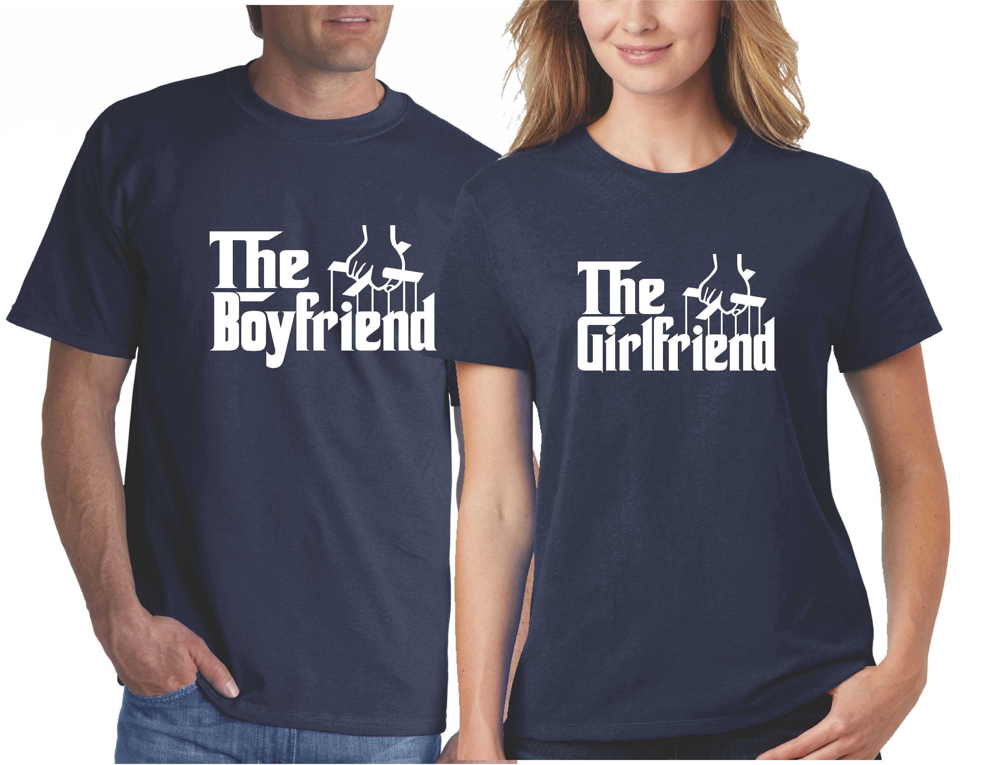 Boyfriend Girlfriend Matching Couple Shirts