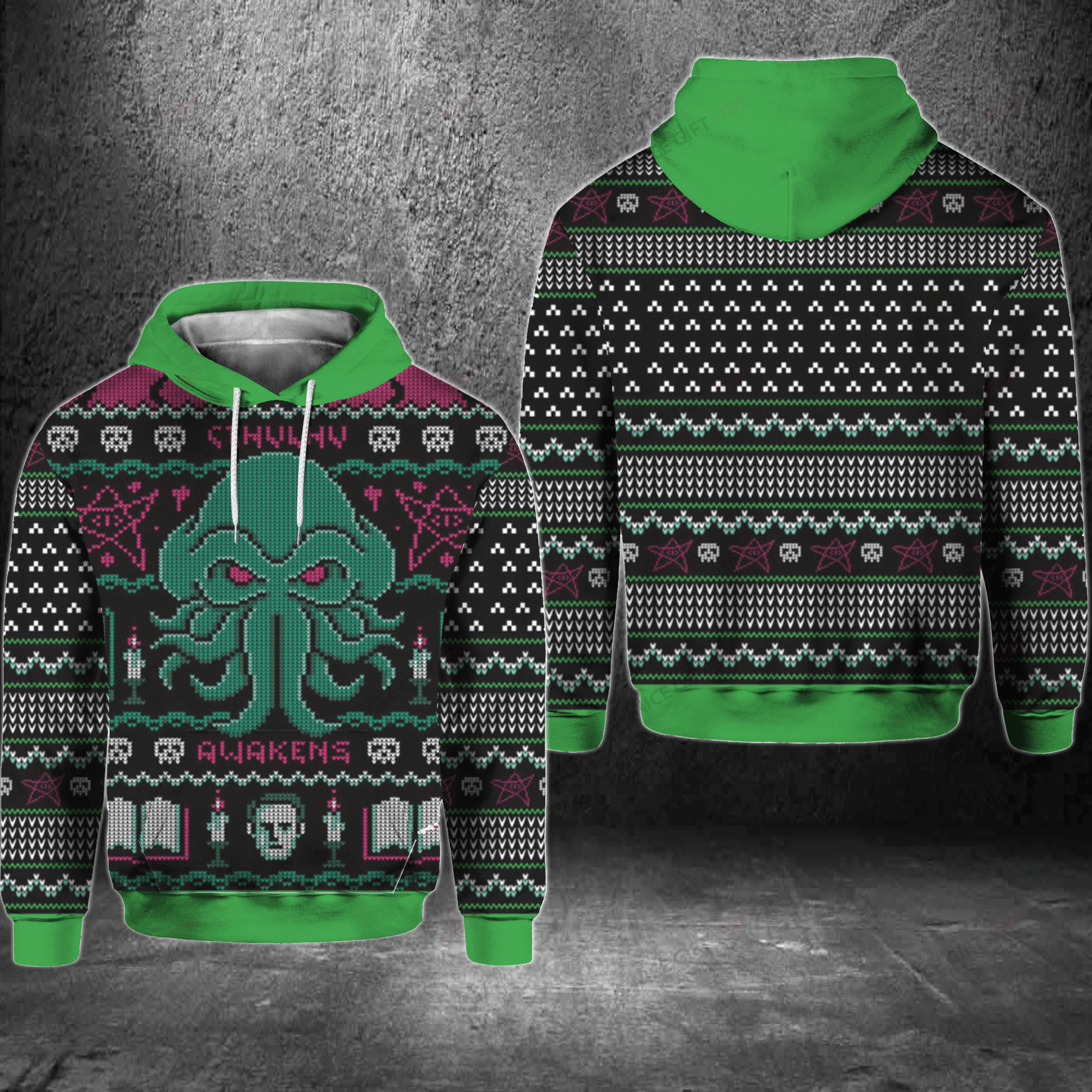 Cthulhu Awakens Hoodie 3D 3Ho-J9F4