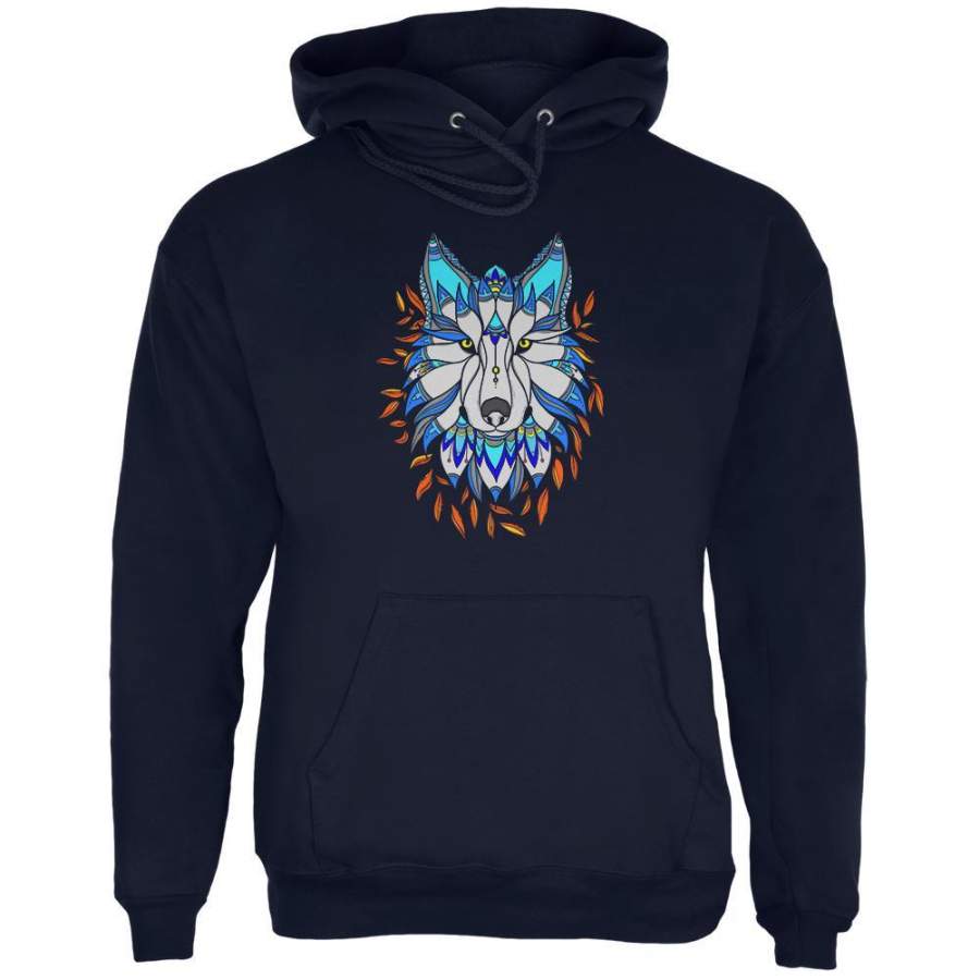 Totem Wolf is my Spirit Animal Mens Hoodie