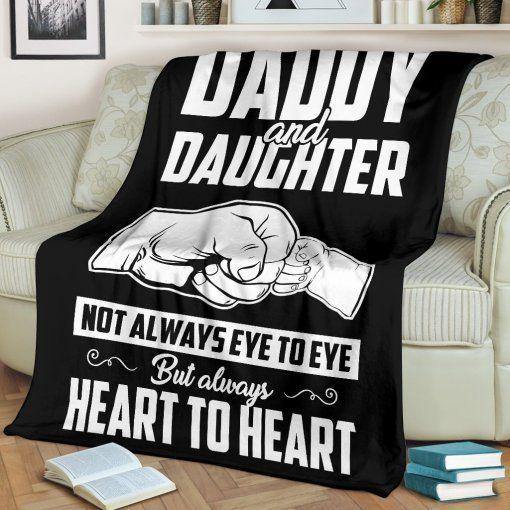 Always Heart To Heart Hands – Best Idea Gift For Dad, Gift For Home Decor, Gift For Family  – Fleece Blanket