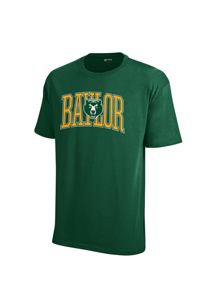 Baylor Bears Green Inset Shirt Green 50 50 Polyester Shirt