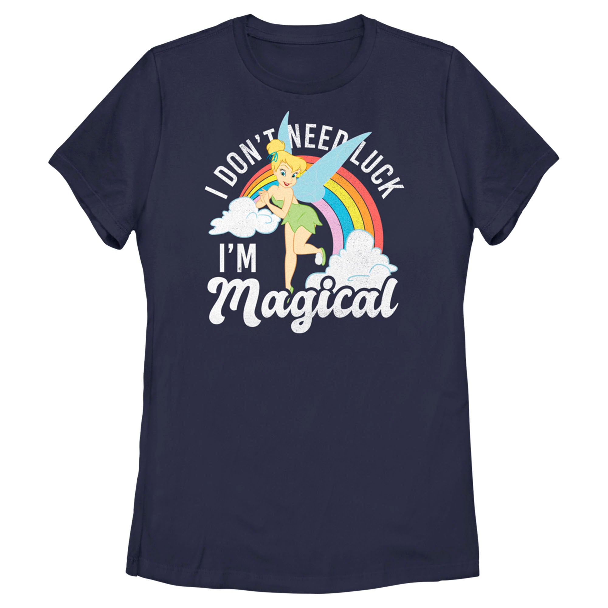 Women’S Peter Pan St. Patrick’S Day Tinkerbell I Don’T Need Luck I’M Magical T-Shirt