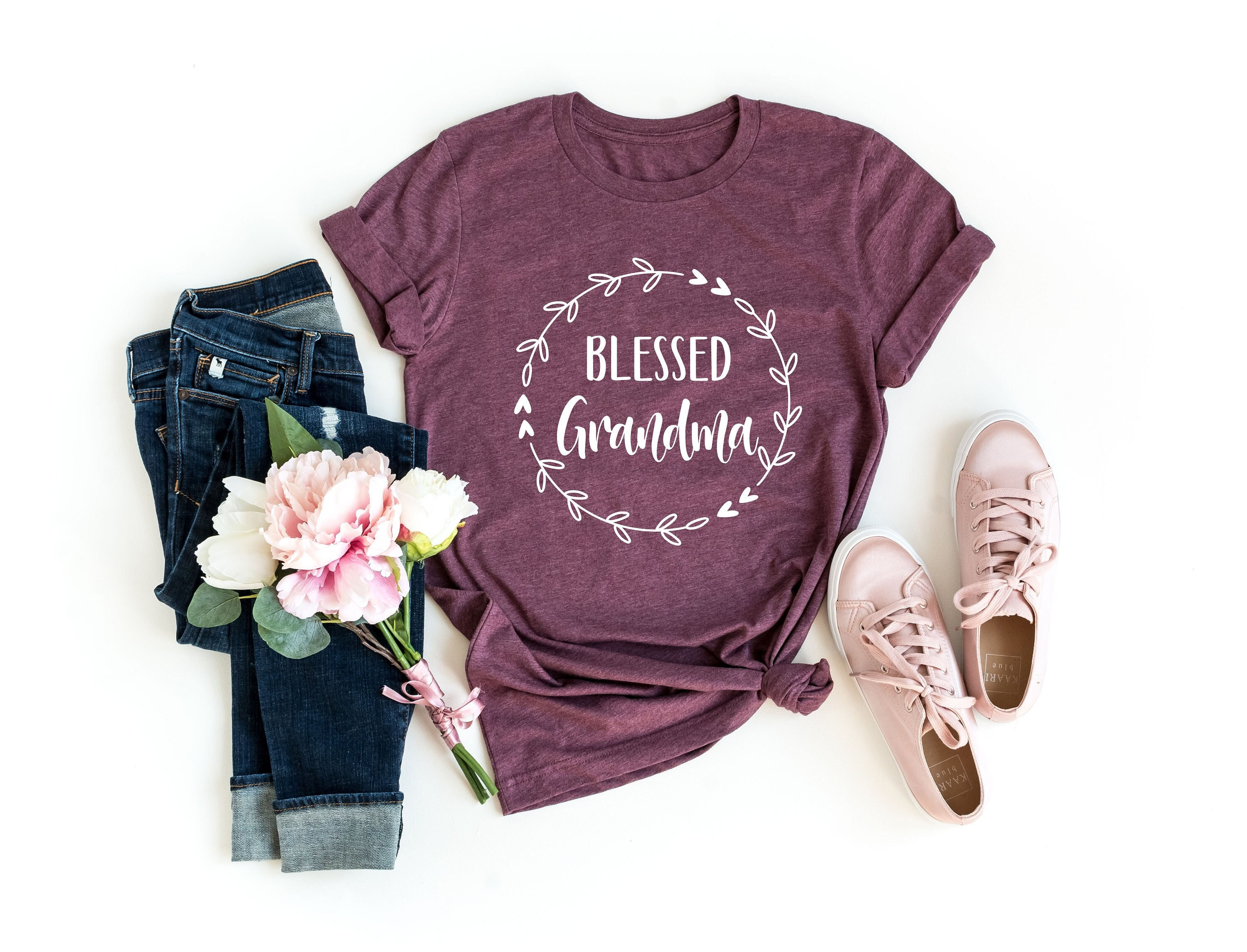 Blessed Grandma Shirt, Grandma Shirt, Granny Shirt, Best Grandma Shirt, Gift for Grandma, Gift for Her, Mothers Day Gift for Grandma,Grandma