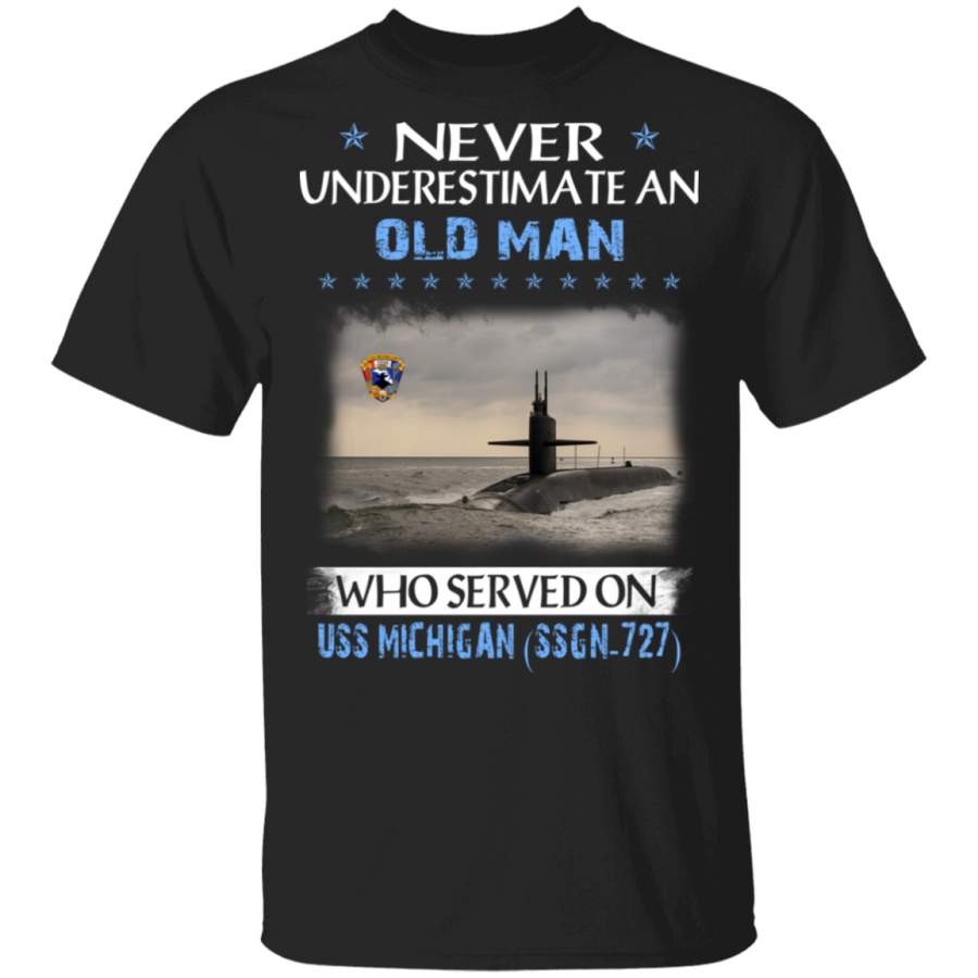 USS Michigan SSGN-727 Veterans Day Christmas Gift T-Shirt