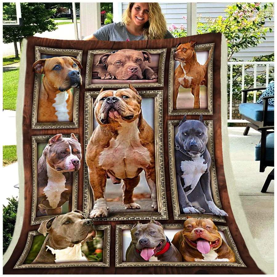 Blanket Gift For Pitbull Lovers Trending