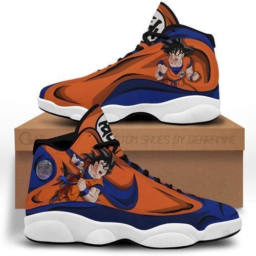 Goku Jordan 13 Uniform Dragon Ball Anime Shoes Sport Sneakers