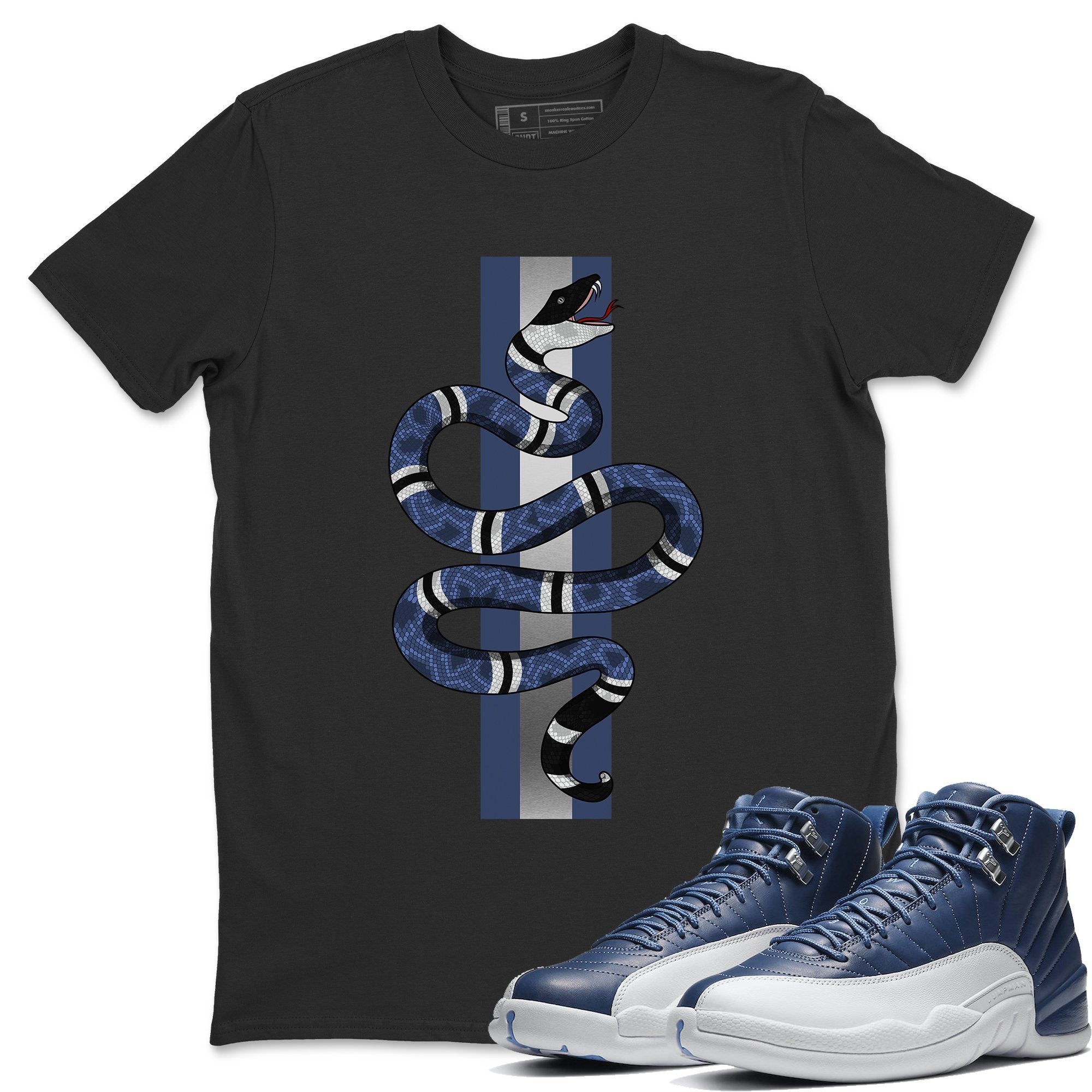 Snake T-Shirt – Air Jordan 12 Stone Blue Indigo