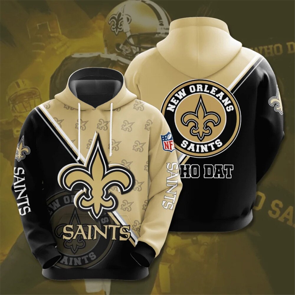 New Orleans Saints Hoodies Cute Pattern Sweatshirt For Fans