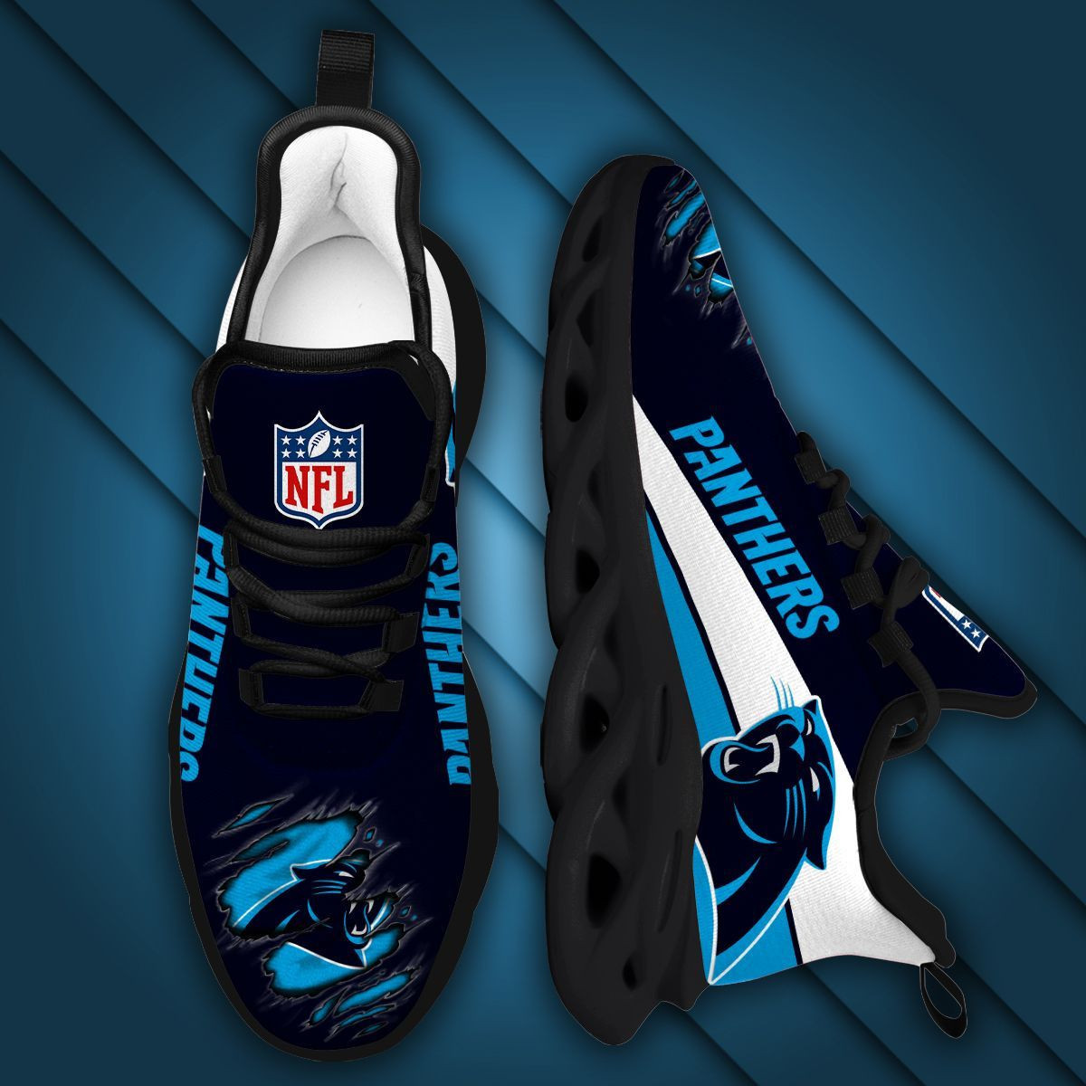 Carolina Panthers Max Soul Sneakers Running Sports Shoes For Men Women