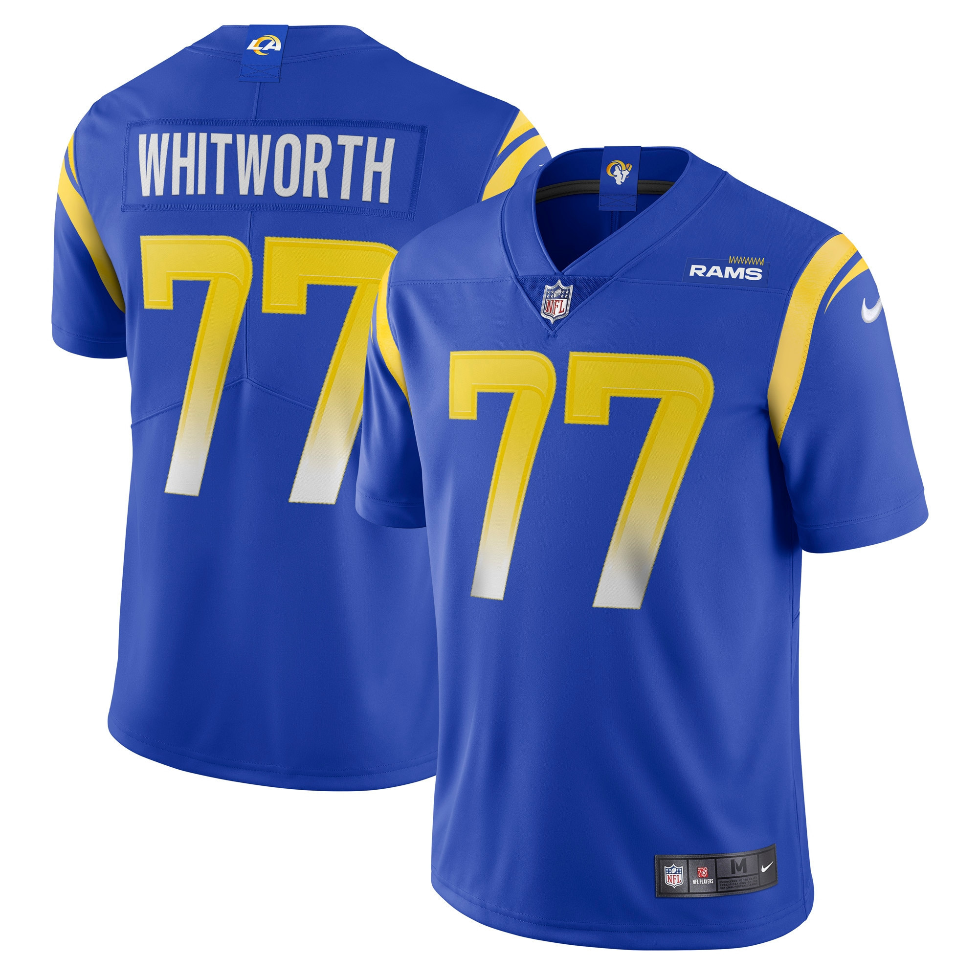 Andrew Whitworth Los Angeles Rams Limited Jersey – Royal NFL