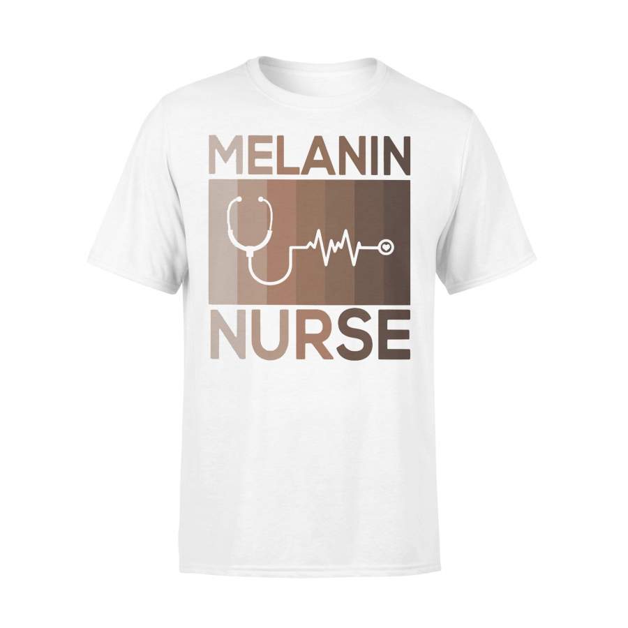 Melanin Nurse Medical Stethoscope T-shirt