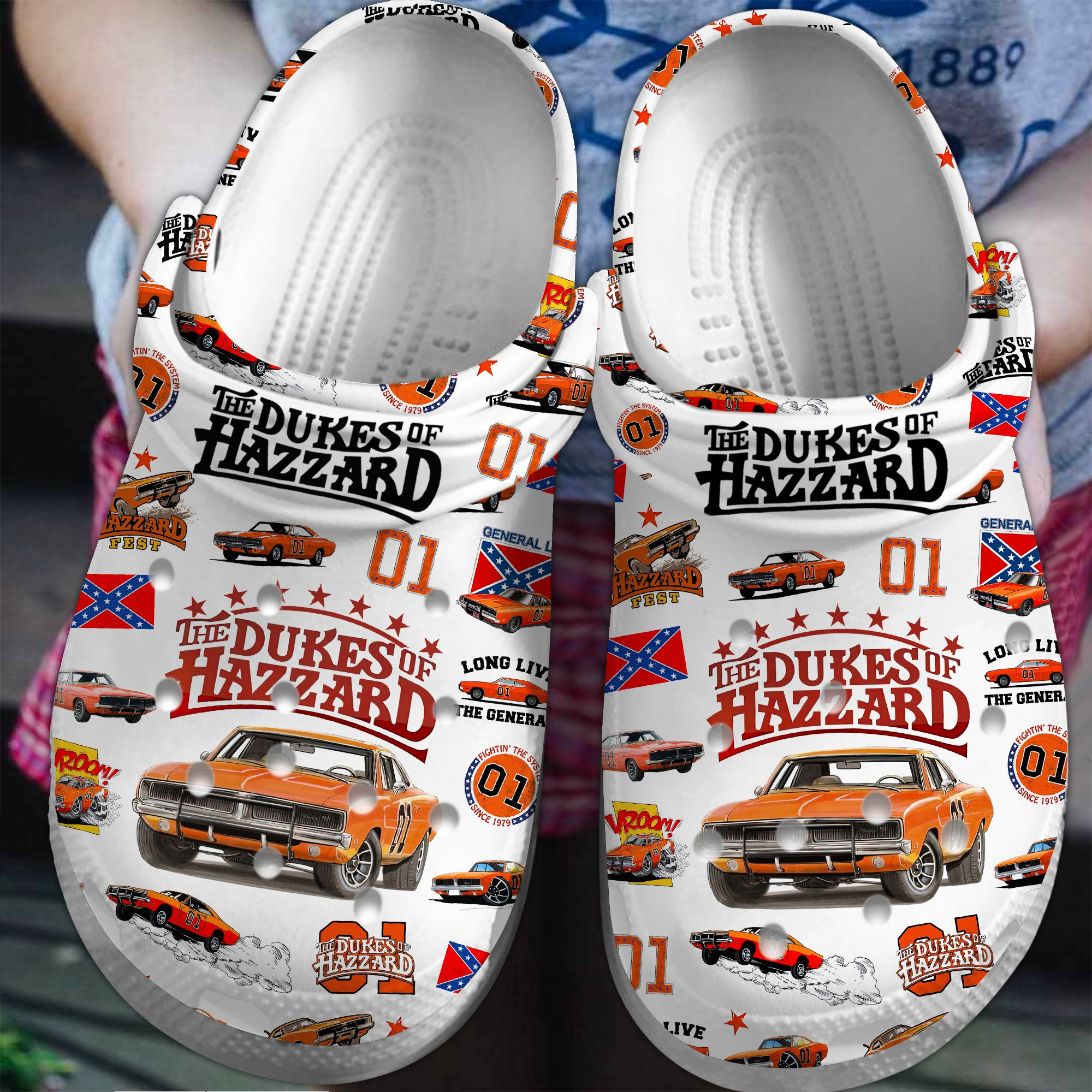 The Dukes Of Hazzard Tv Series Crocss Clogs For Men Women And Kid Ttp2405406575-1