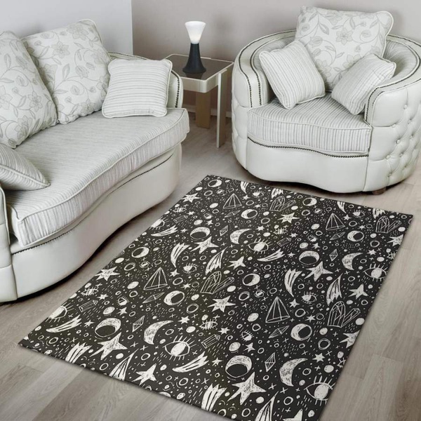 Gothic Witchcraft Area Rug