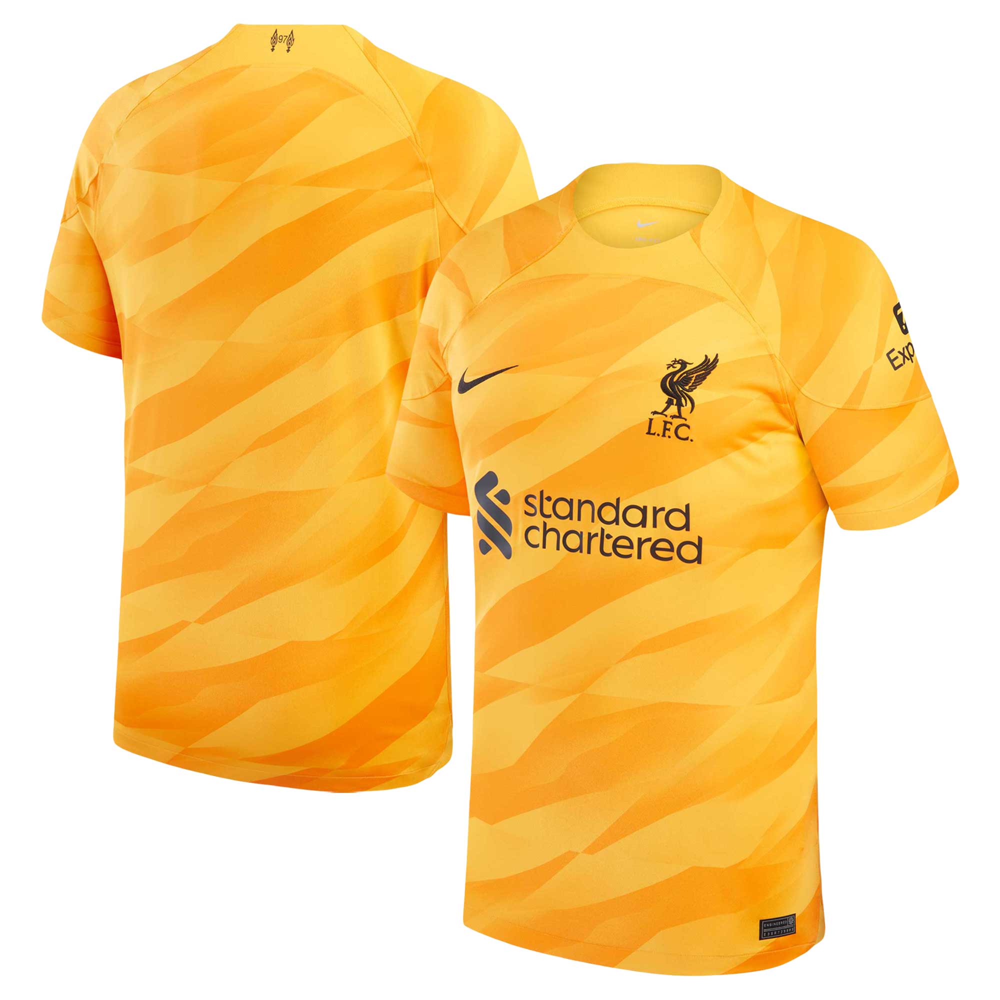 Liverpool 2023/24 Goalkeeper Replica Stadium Jersey – Yellow/Orange