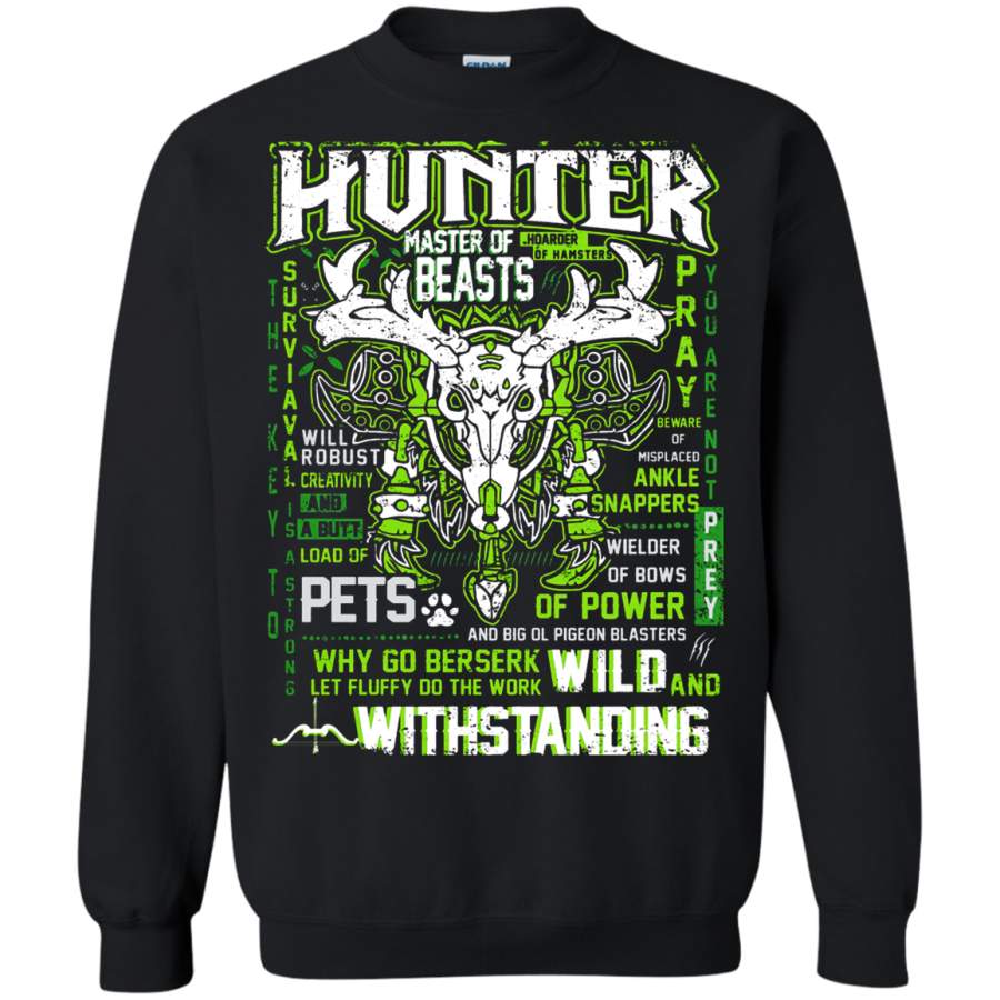 AGR World of Warcraft Hunter Master Of Beasts Wild And Withstanding Sweatshirt