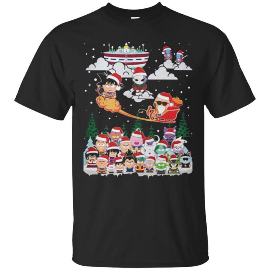 Chibi Dragon ball Z characters ugly Christmas T Shirt – Moano Store